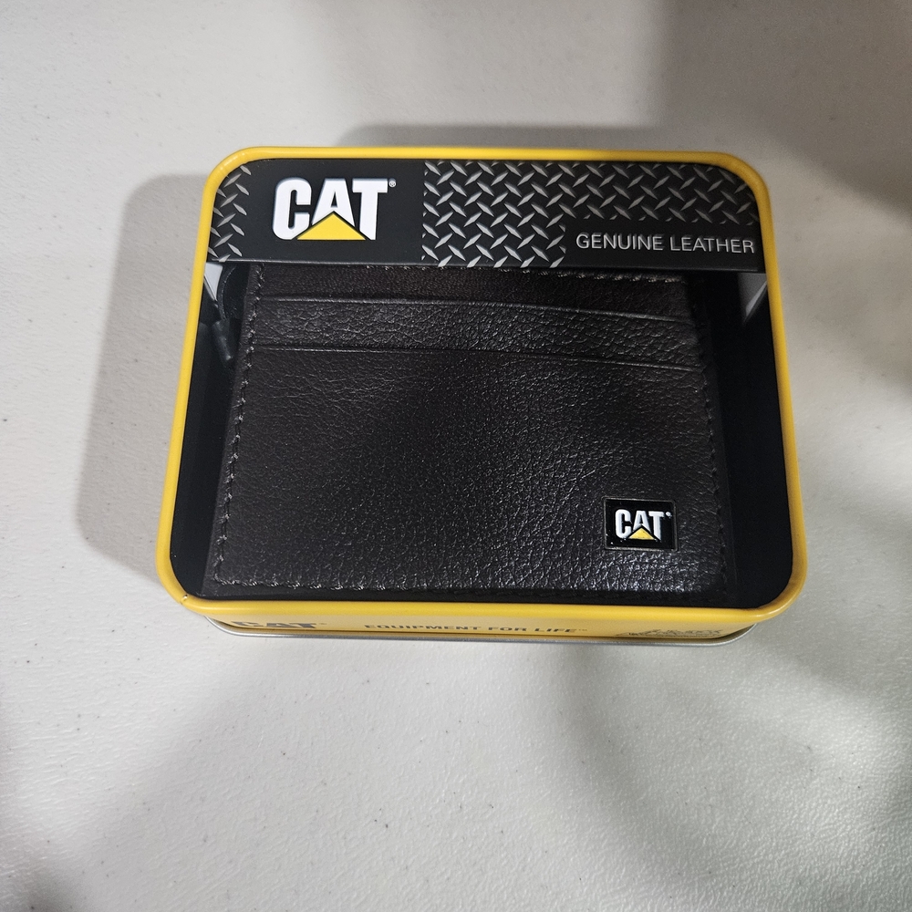 CAT Genuine Leather Wallet Mens